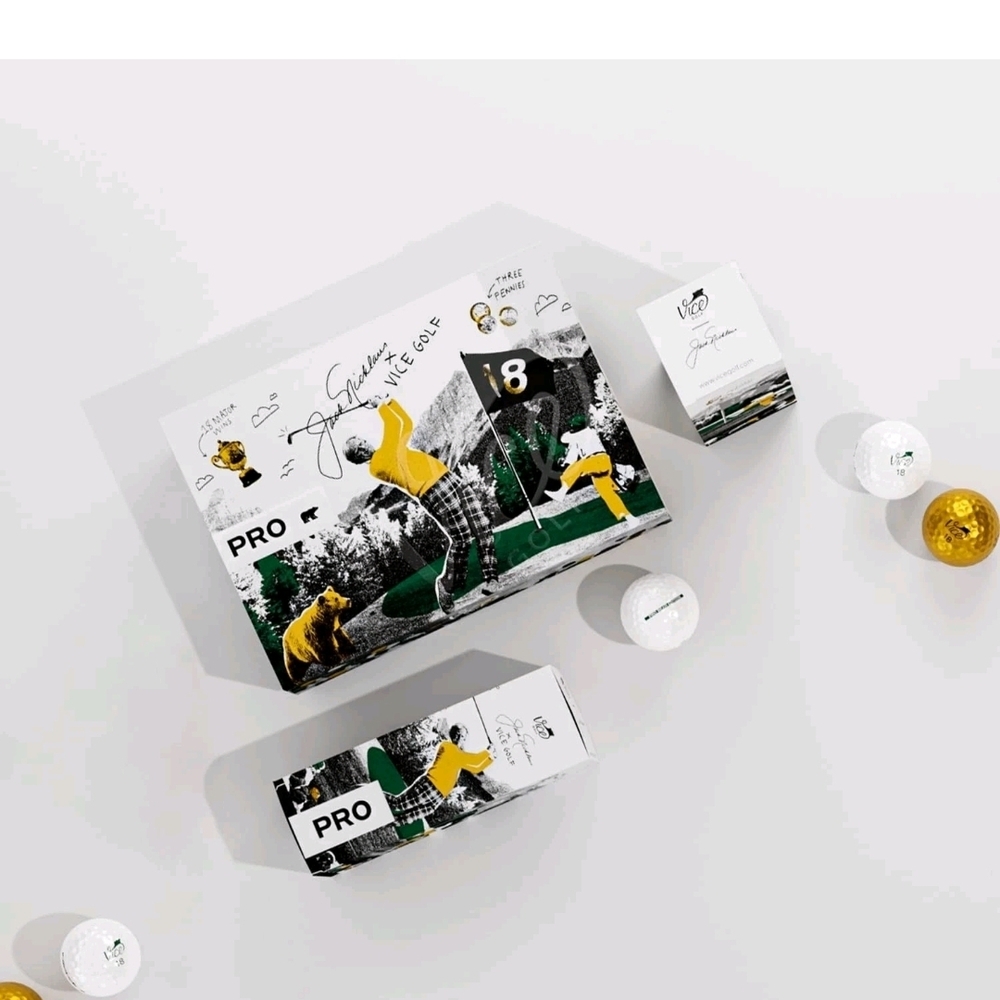 Vice Pro Bear Jack Nicklaus Limited Edition Golf Balls | Rare (1) Dozen New